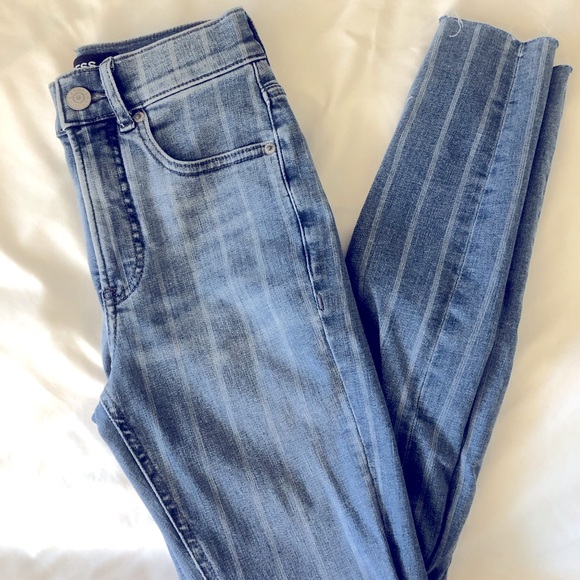 Pinstriped Jeggings - Picture 1 of 4